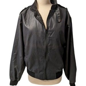 Four Seasons Men's Vintage Members Only Black Jacket Size Large